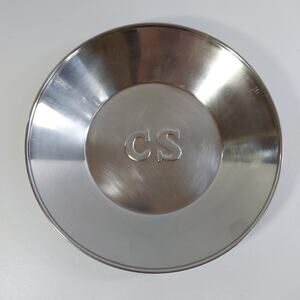 CIVIL WAR CS CONFEDERATE MESS PLATE-‎ "CS MARKED"